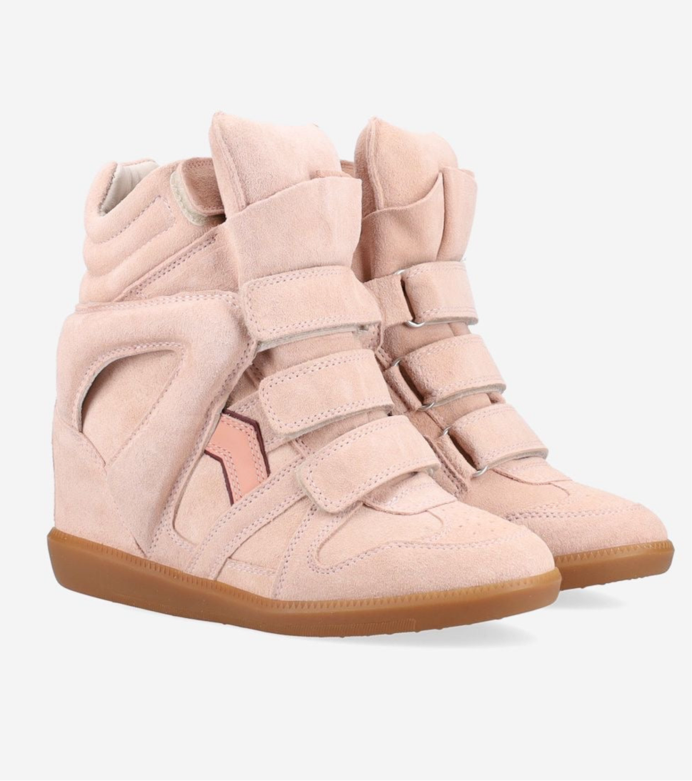 Wedge Sneaker Pink-Peach