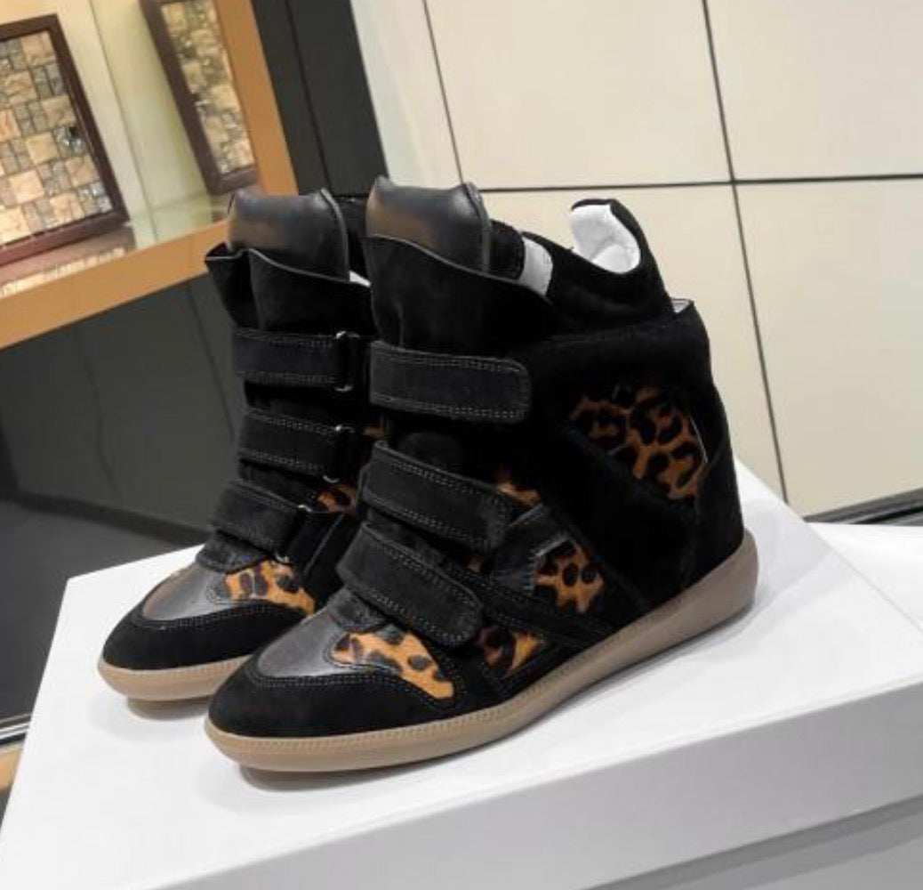 Wedge Sneaker Leopard