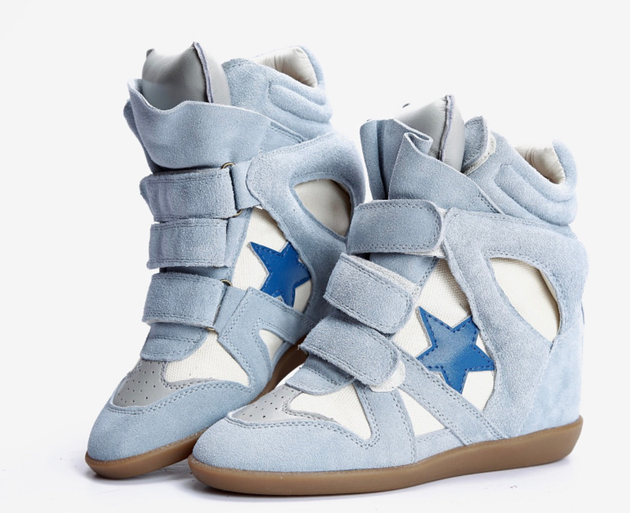 Wedge Sneaker Baby Blue